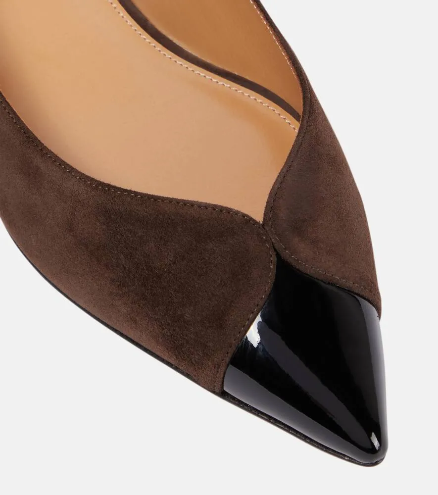 Aquazzura Pinot suede ballet flats