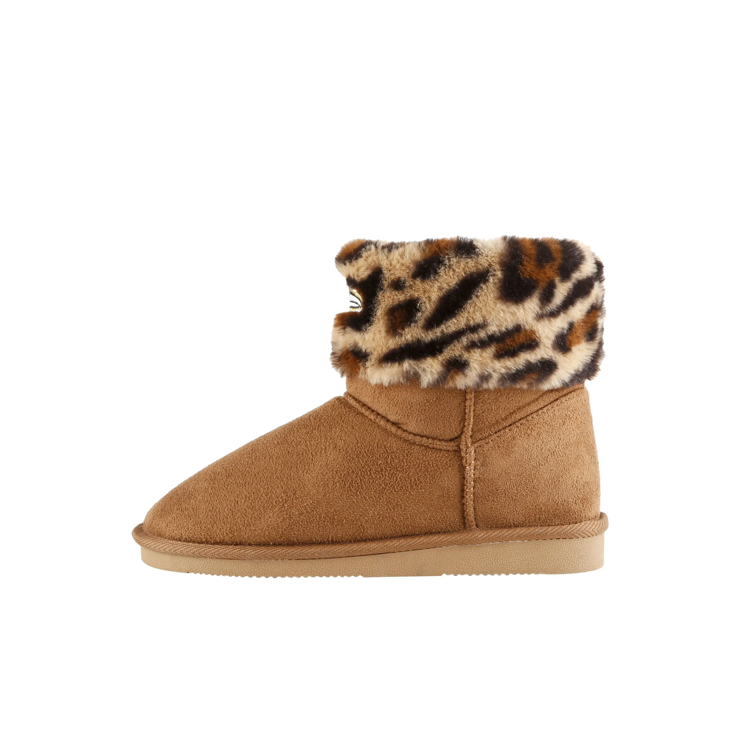 Baltimore Ravens NFL Womens Cheetah Fur Boots