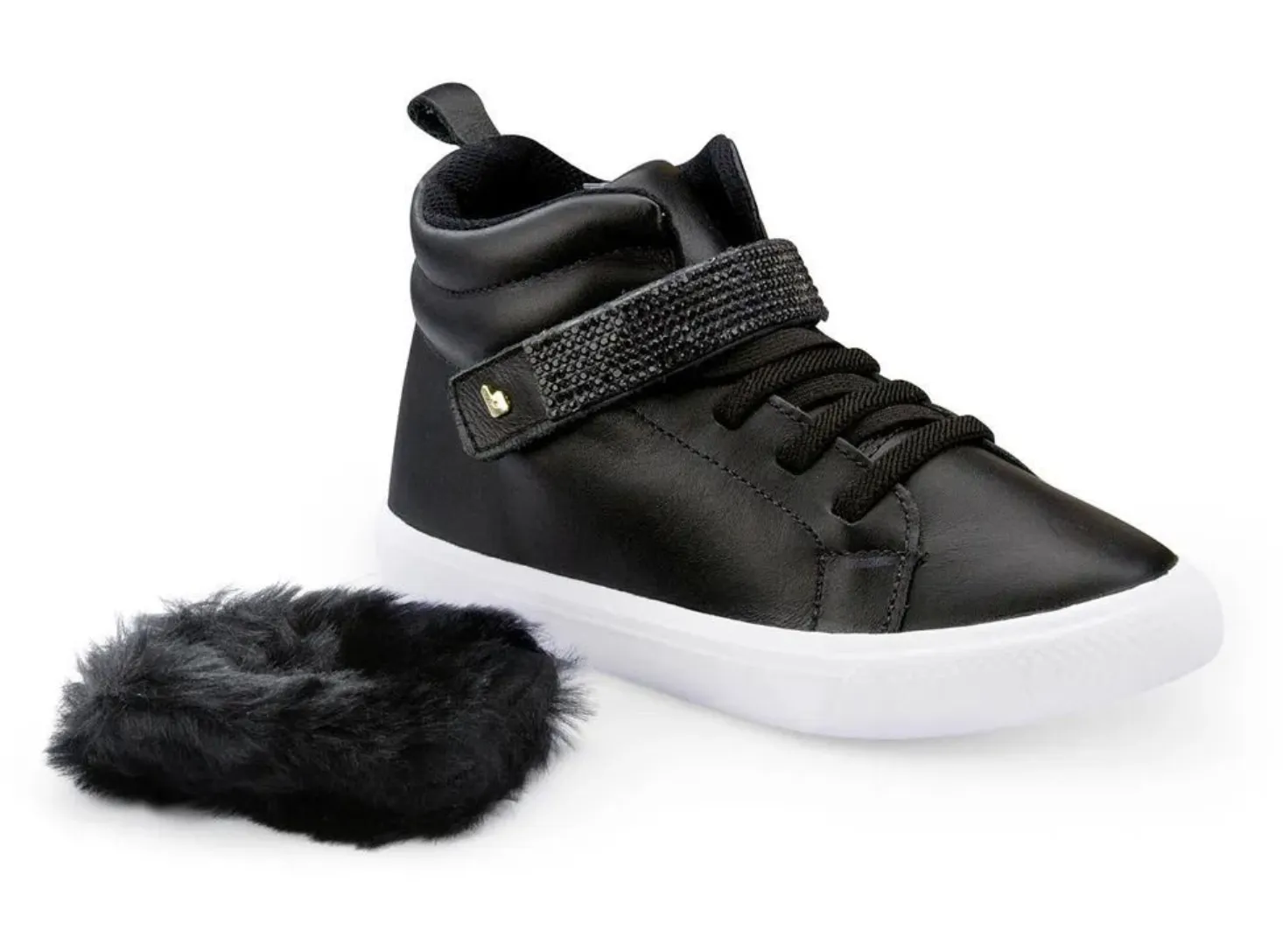 Bibi Sneakers Leather Glitter Rouge 2 Way - 1061105