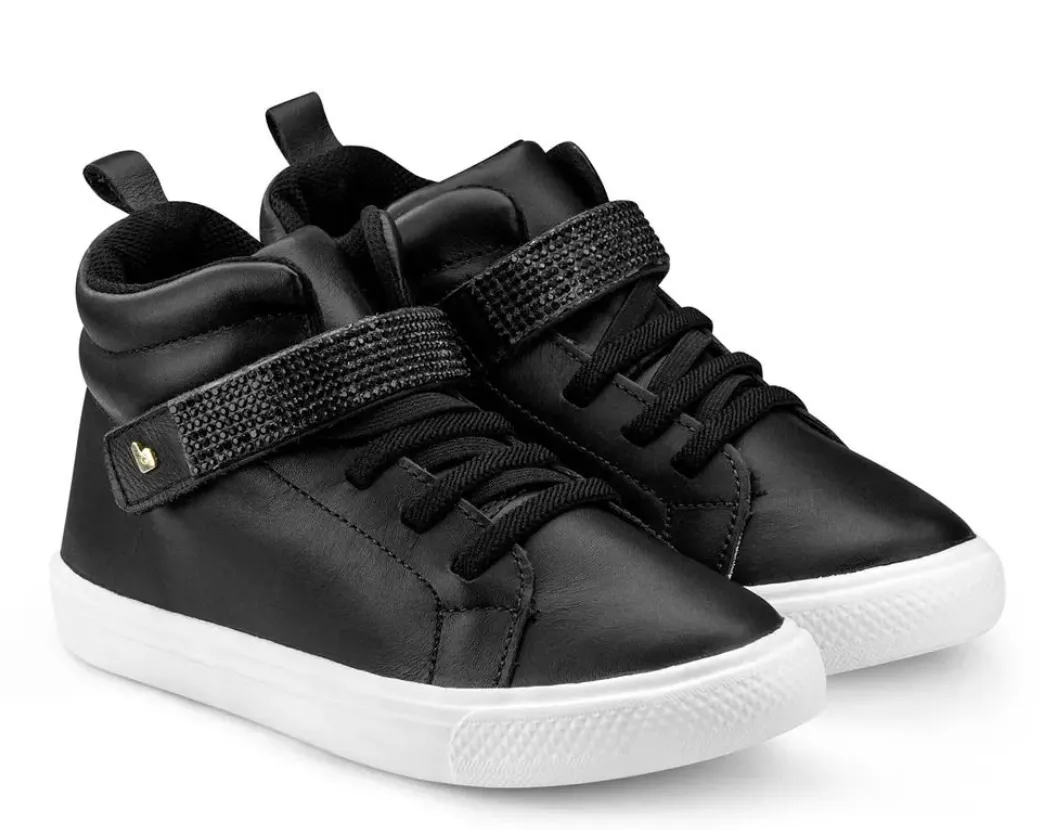 Bibi Sneakers Leather Glitter Rouge 2 Way - 1061105