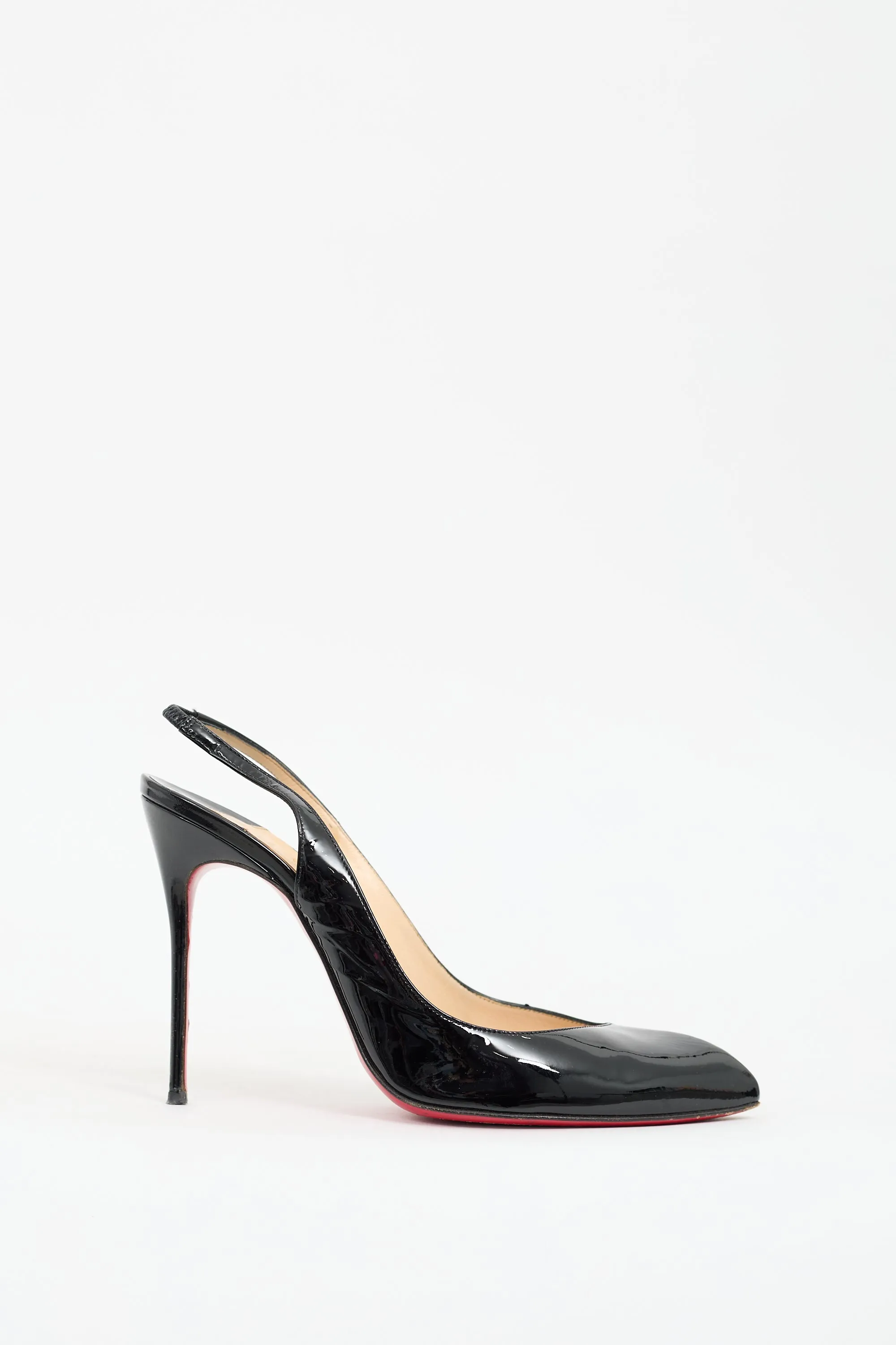 Black Patent Corneille Slingback  Pump