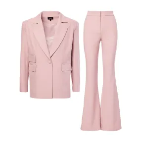 Blush Pink Casual Suit