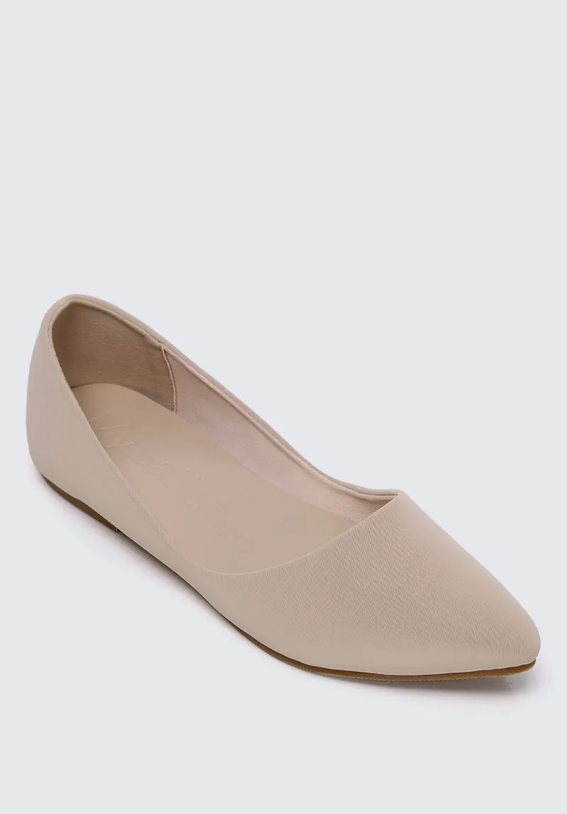 Cece Comfy Ballerina In Nude