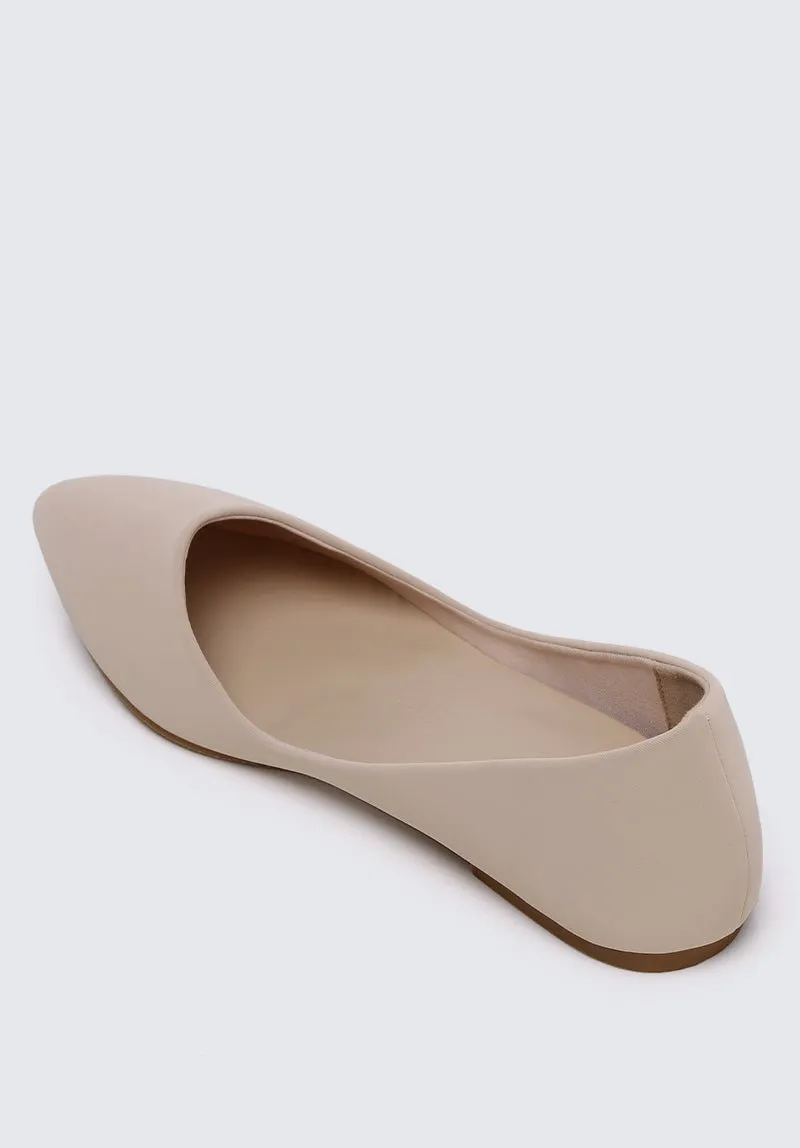 Cece Comfy Ballerina In Nude