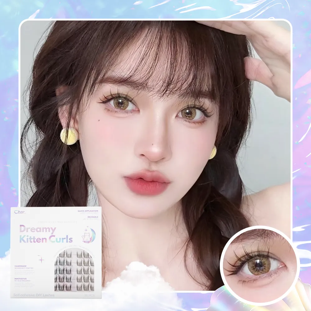 CHAR Dreamy Kitten Curls Best DIY Eye Lash