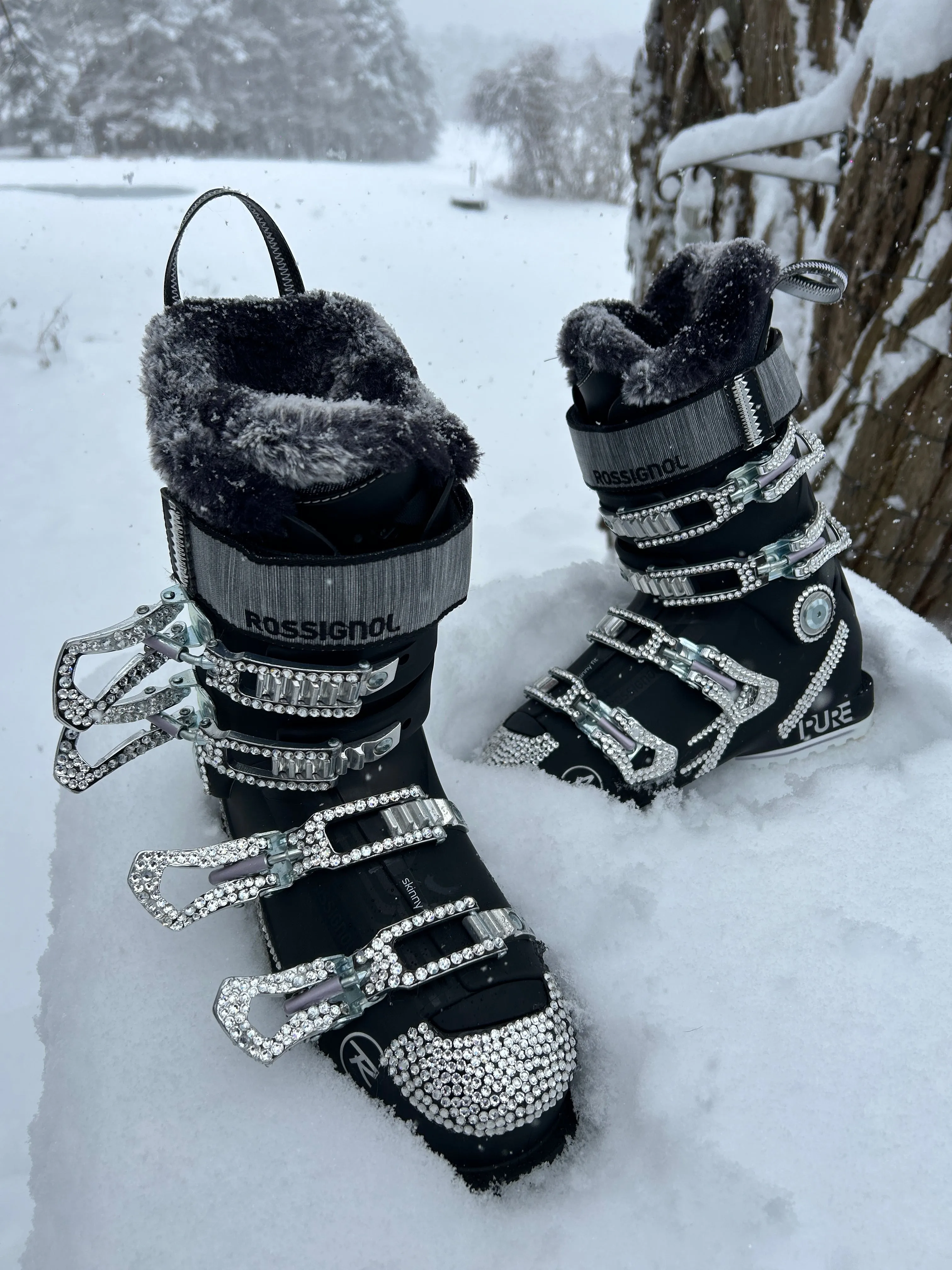 Custom Swarovski Ski Boots