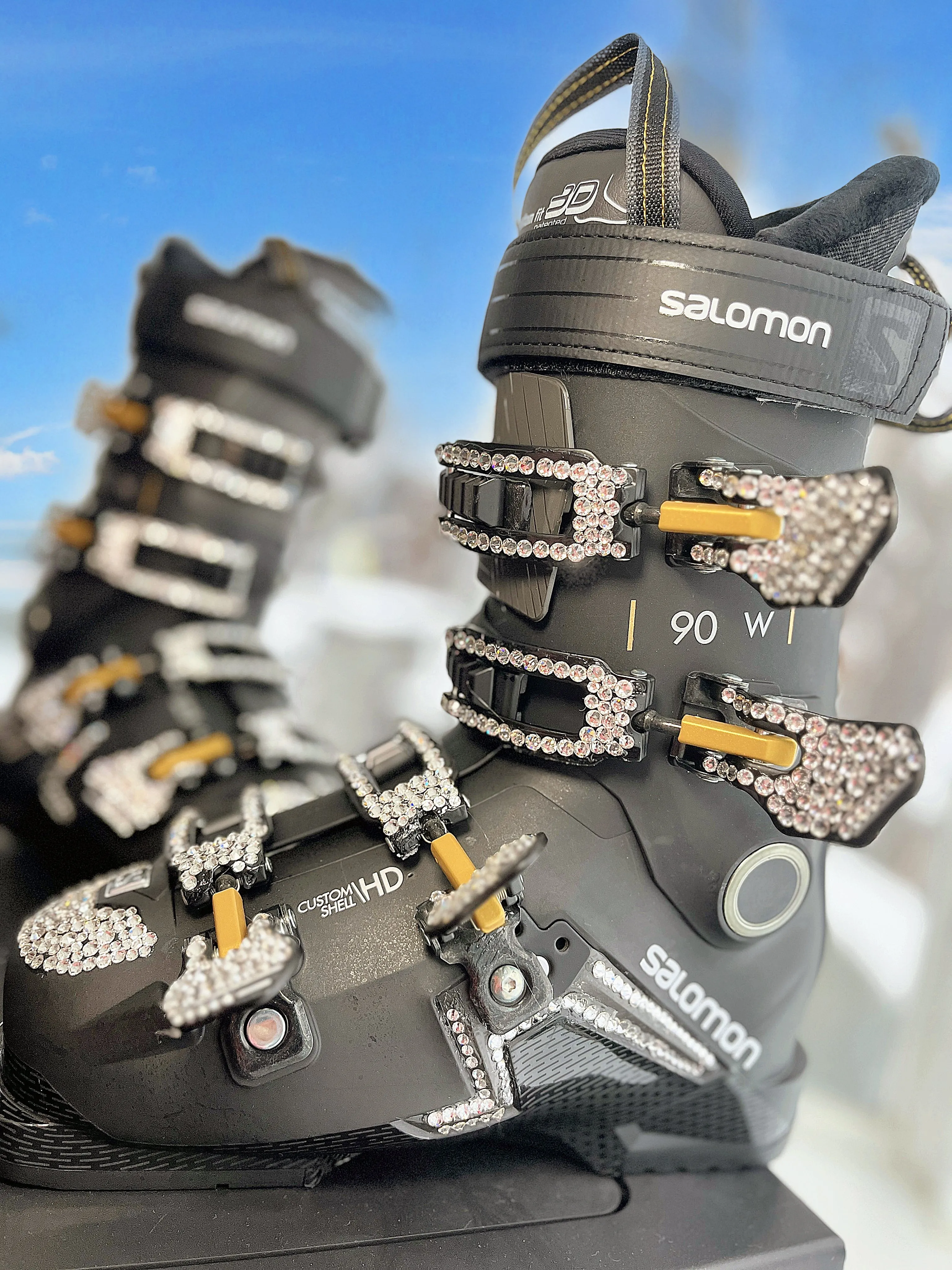 Custom Swarovski Ski Boots