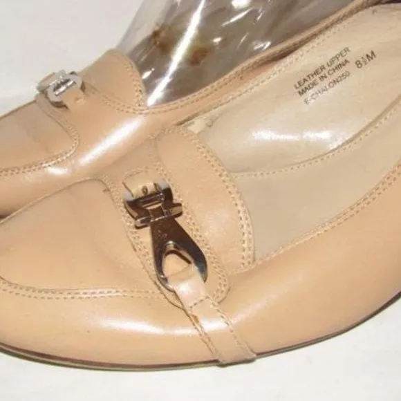 Etienne Aigner 'Chalon' Camel Slingback Kitten Heels