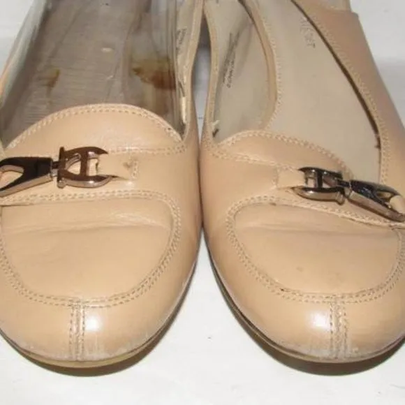 Etienne Aigner 'Chalon' Camel Slingback Kitten Heels