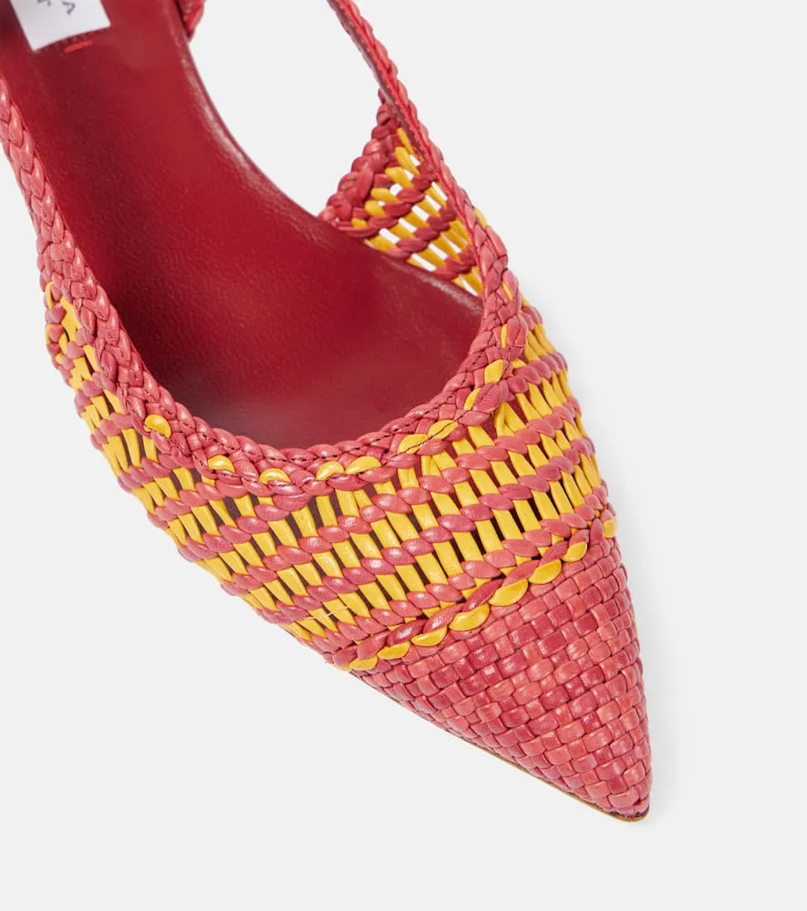 Gabriela Hearst Perro leather slingback flats