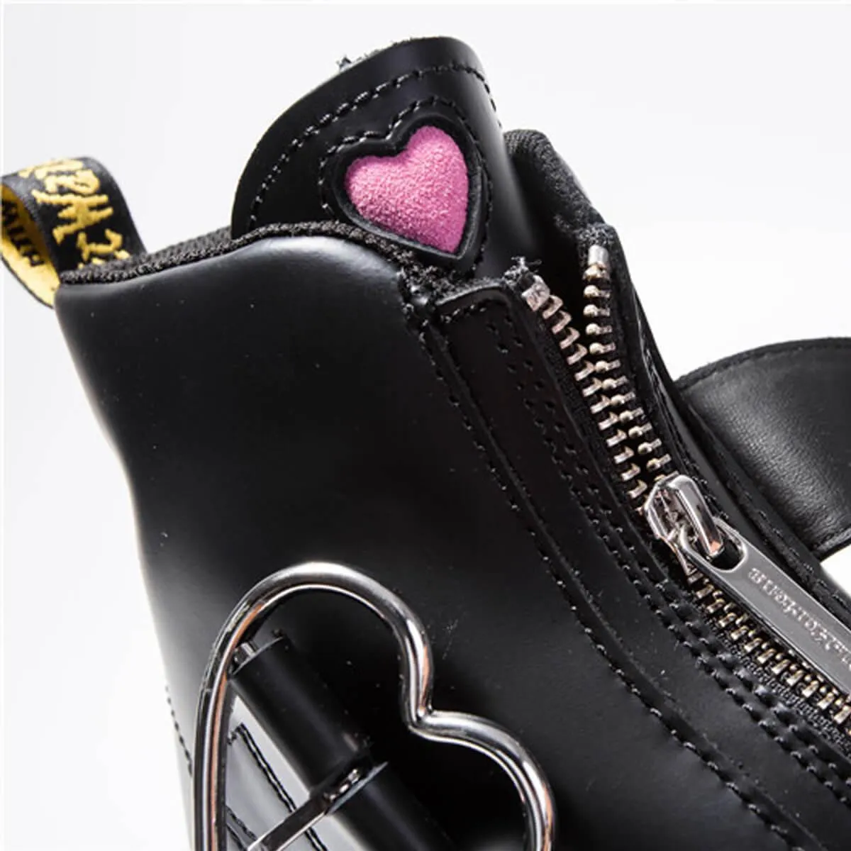 Heart Buckle Aesthetic Martens Boots