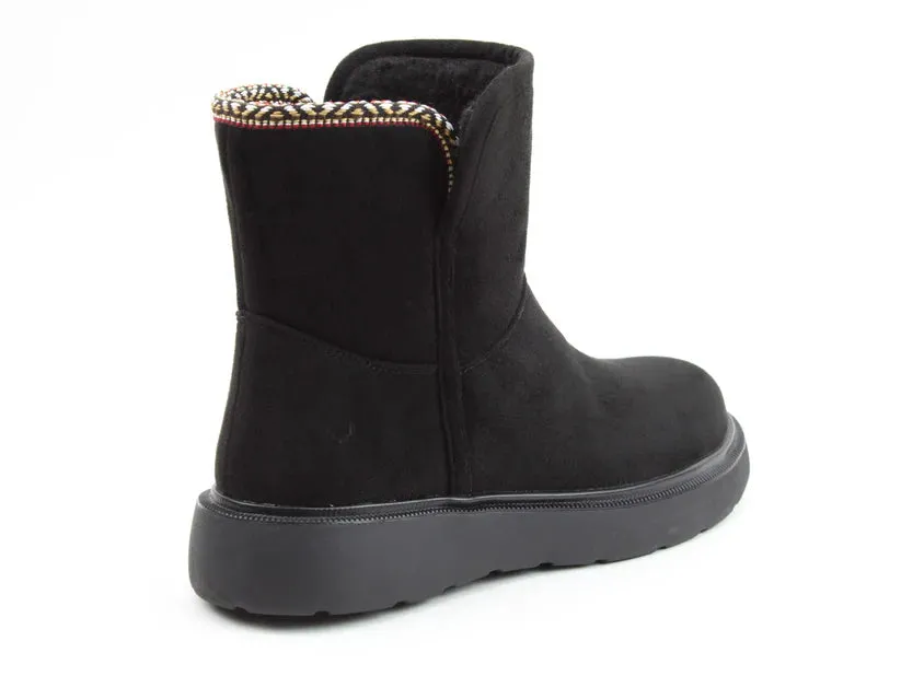 Heavenly Feet - Karla - Black Faux