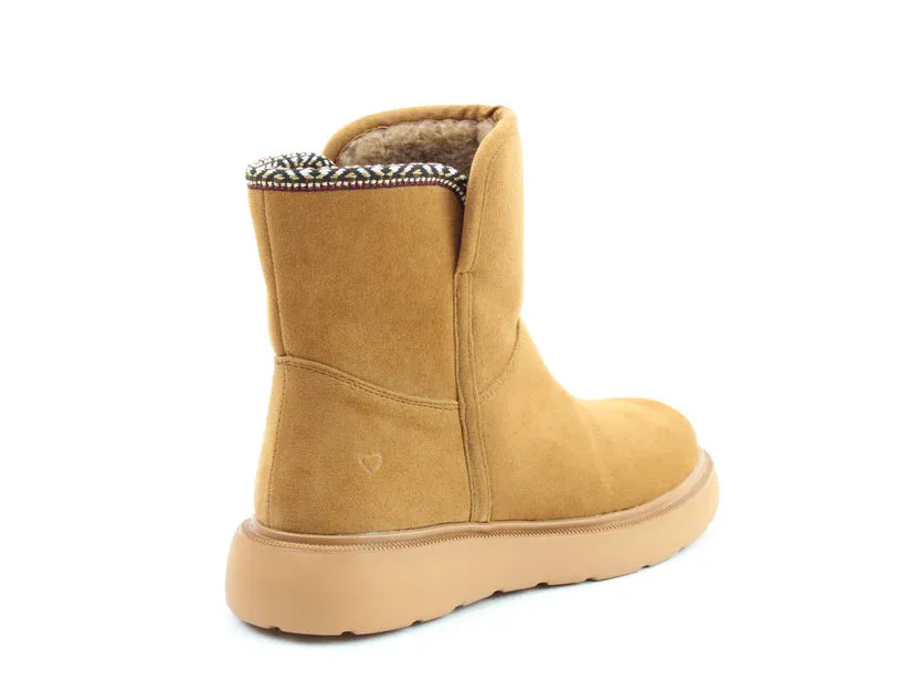 Heavenly Feet - Karla - Chestnut Faux