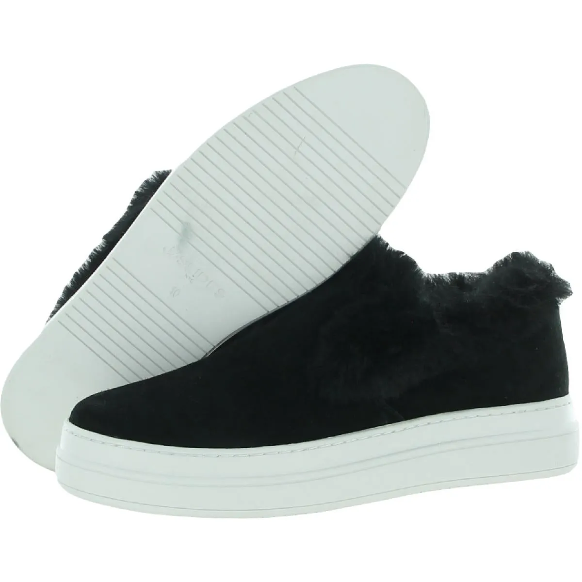 J/Slides Womens Neel Suede Lifestyle Slip-On Sneakers