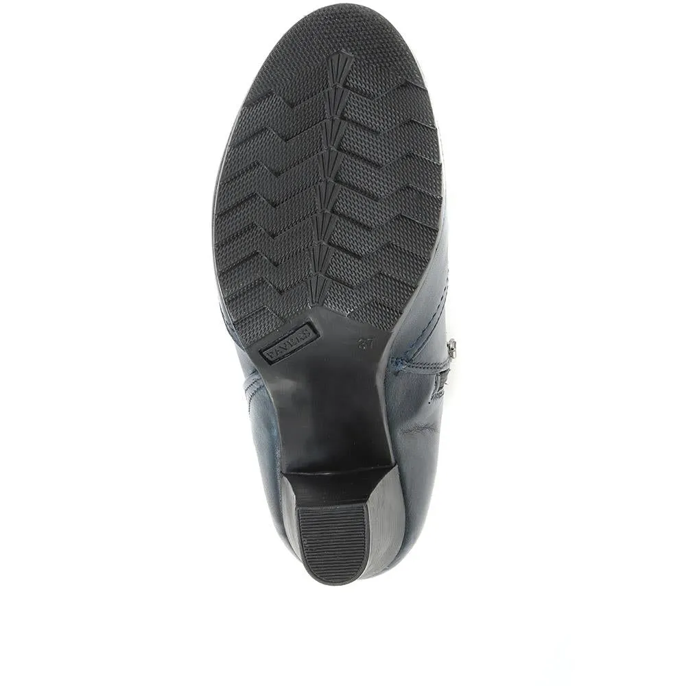 Leather Ankle Boots - VED34007 / 320 369