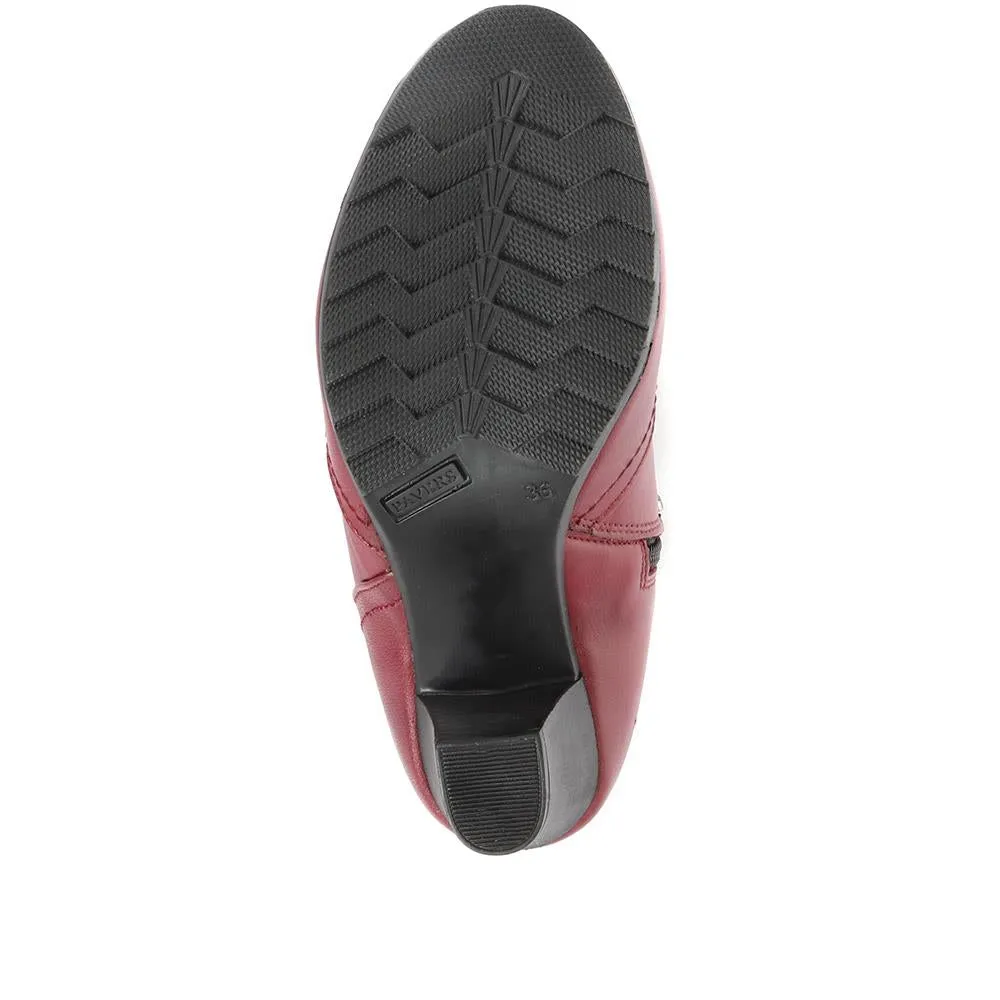 Leather Ankle Boots - VED34007 / 320 369