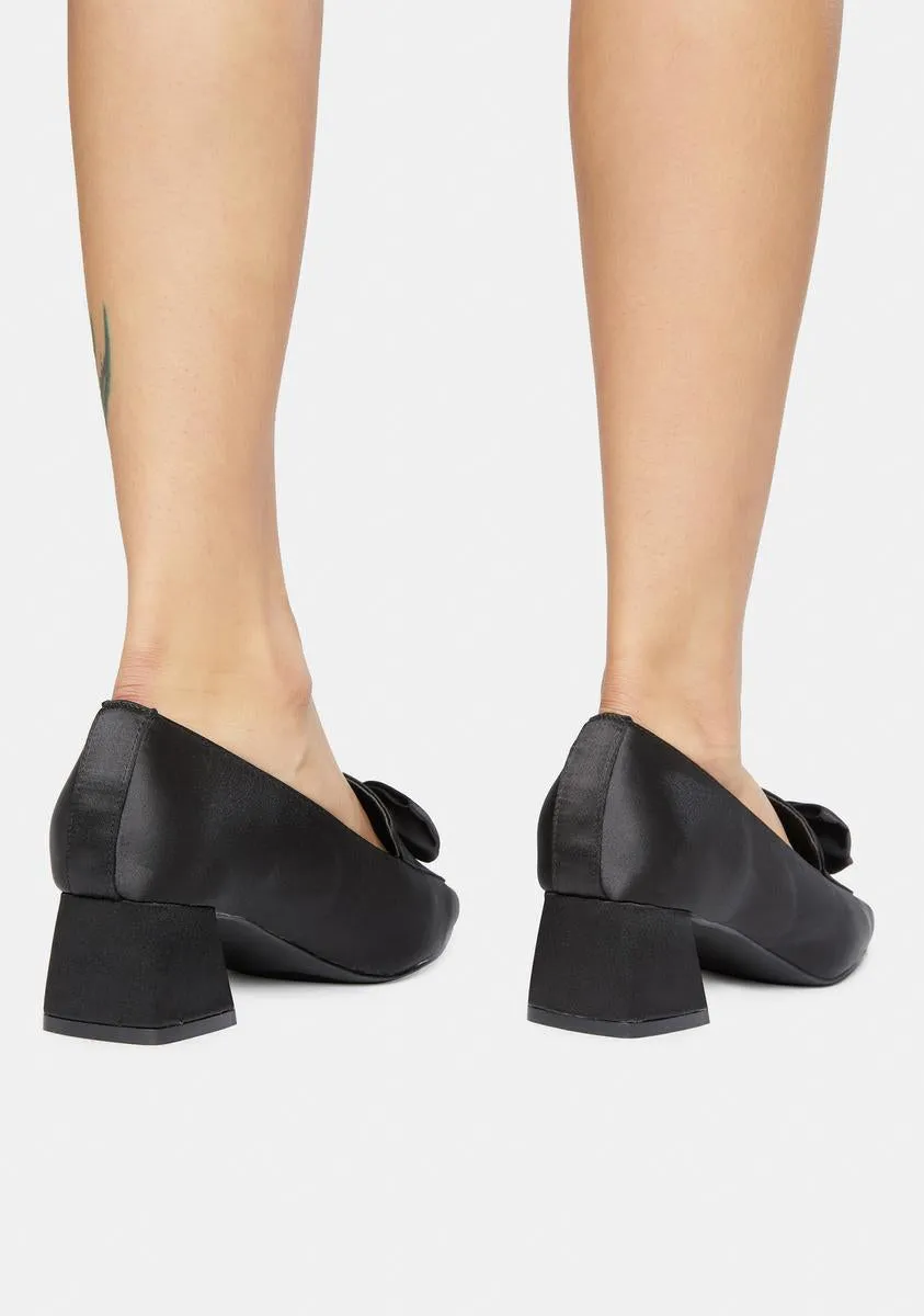 Must Be Luv Kitten Heels