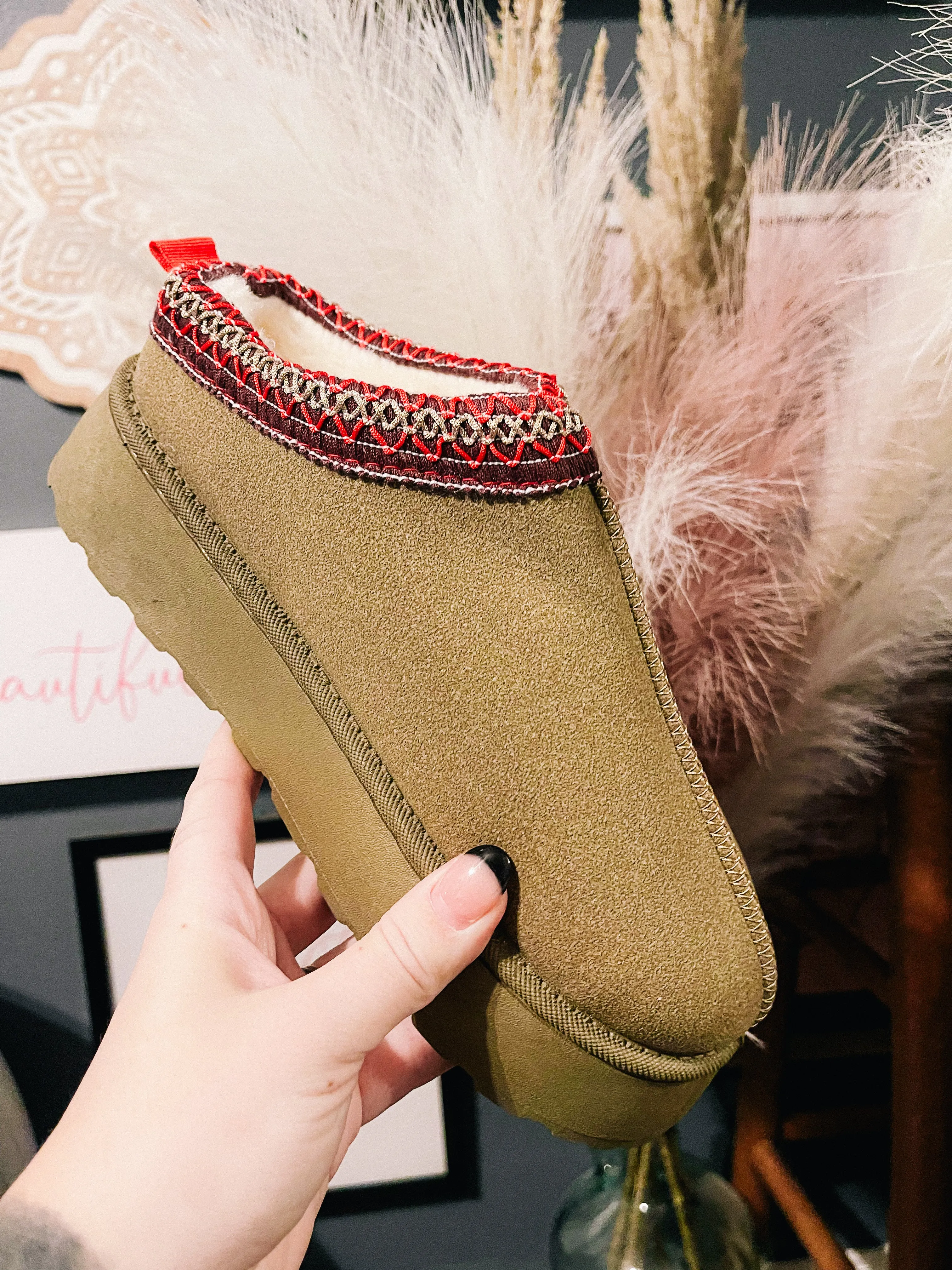 Olive Loafers