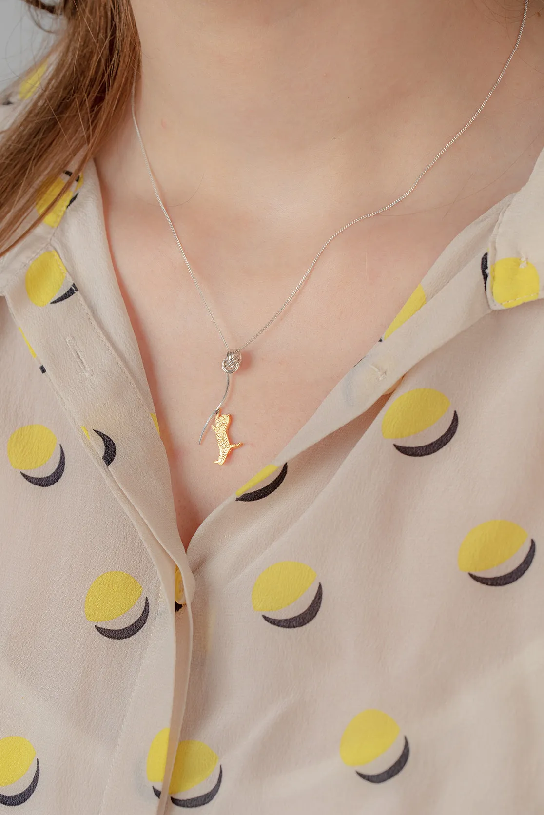 Playful Kitten Pendant