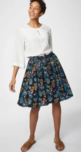 Rhoda Printed Tencel Skirt
