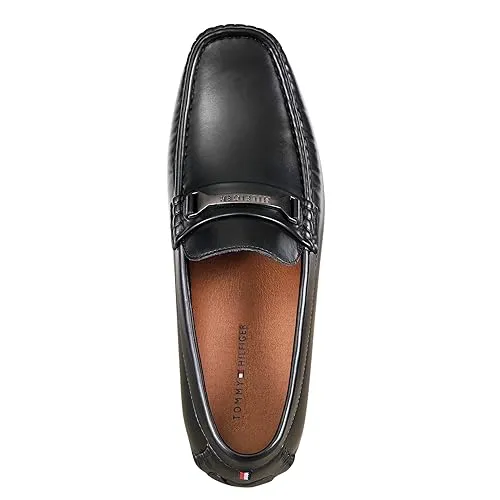 Tommy Hilfiger Men's Axin Loafer, Black 001, 10M