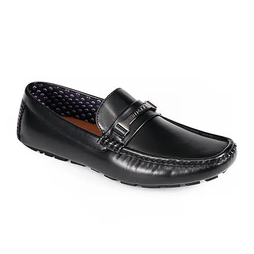 Tommy Hilfiger Men's Axin Loafer, Black 001, 10M