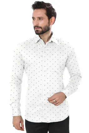 White Casual Cotton Shirt