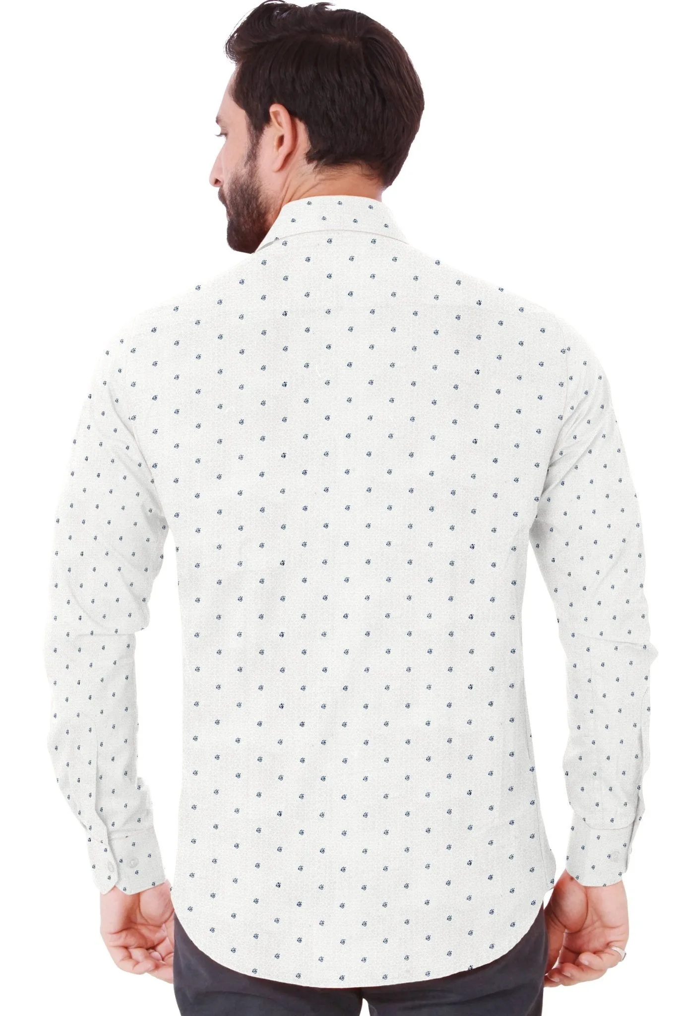 White Casual Cotton Shirt